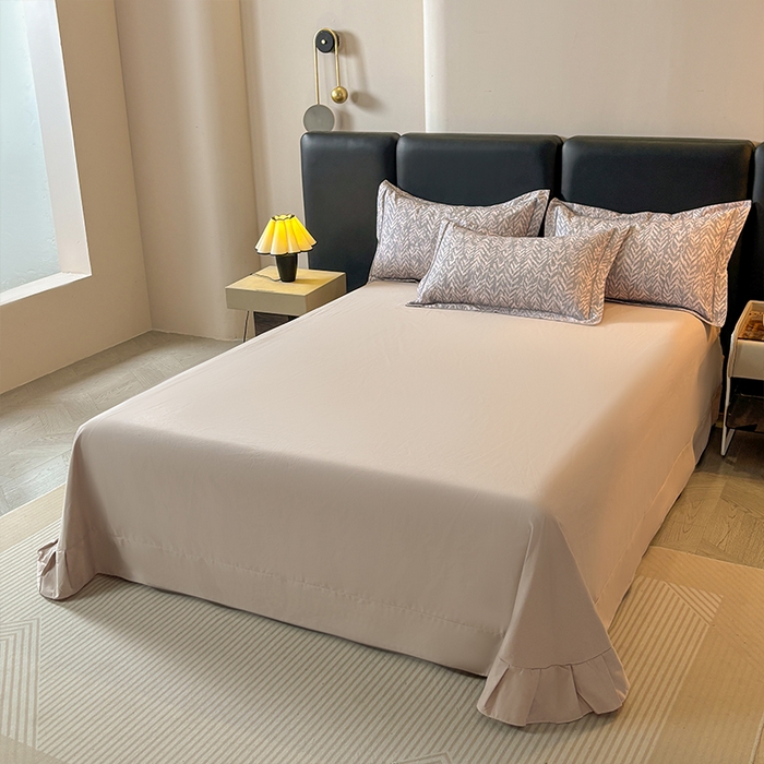 91家纺网 家纺一手货源 找家纺 帛美家纺 2025新款全棉加厚款数码印花磨毛四件套 花序