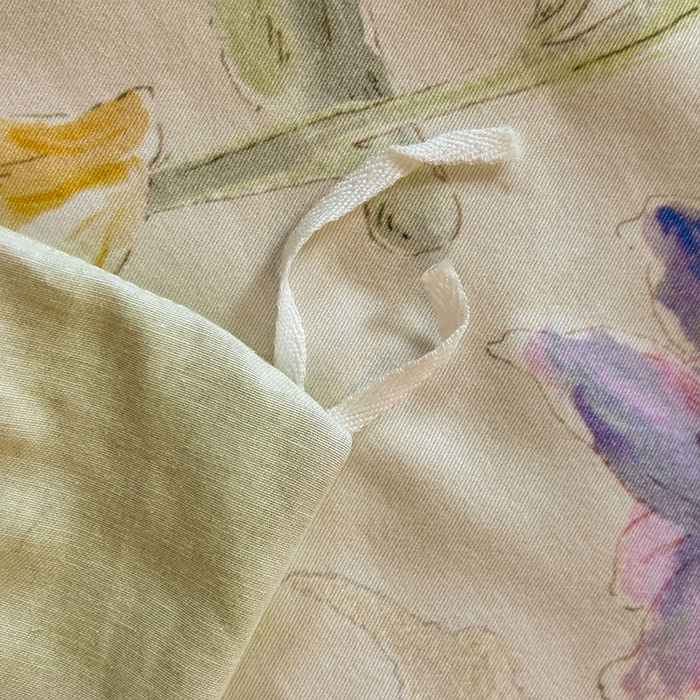 91家纺网 家纺一手货源 找家纺 帛美家纺 2025新款全棉加厚款数码印花磨毛四件套 花玉寻