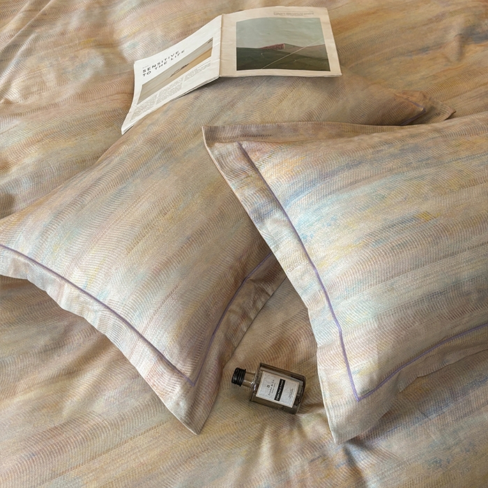 91家纺网 家纺一手货源 找家纺 帛美家纺 2025新款全棉加厚款数码印花磨毛四件套 华尔兹