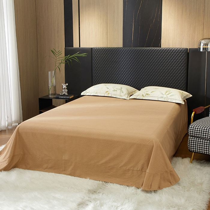 91家纺网 家纺一手货源 找家纺 帛美家纺 2025新款全棉加厚款数码印花磨毛四件套 乐莹