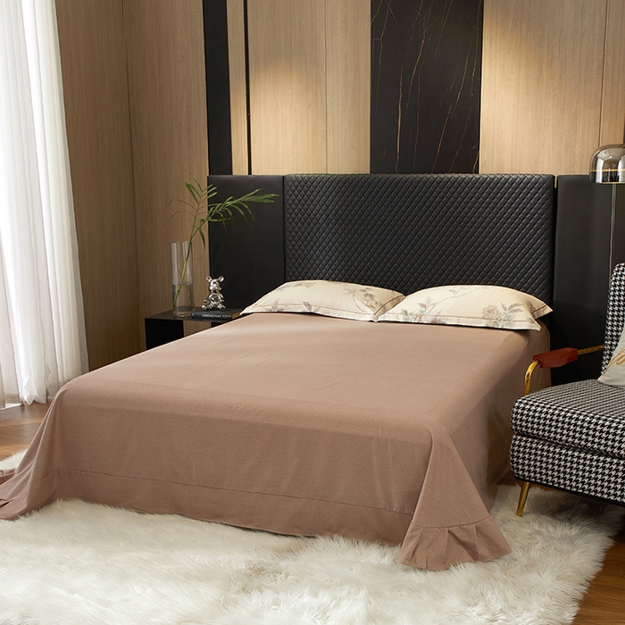 91家纺网 家纺一手货源 找家纺 帛美家纺 2025新款全棉加厚款数码印花磨毛四件套 鹿禾