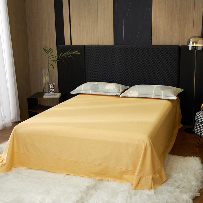 91家纺网 家纺一手货源 找家纺 帛美家纺 2025新款全棉加厚款数码印花磨毛四件套 人间茶白