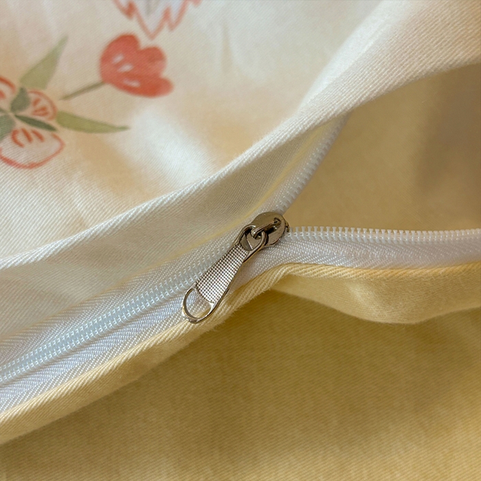 91家纺网 家纺一手货源 找家纺 帛美家纺 2025新款全棉加厚款数码印花磨毛四件套 温辰花语