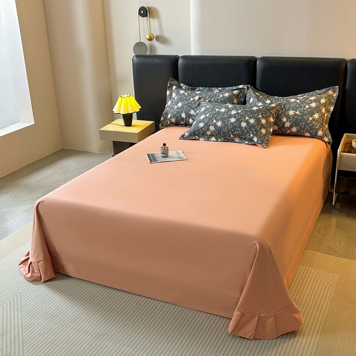 91家纺网 家纺一手货源 找家纺 帛美家纺 2025新款全棉加厚款数码印花磨毛四件套 香草集