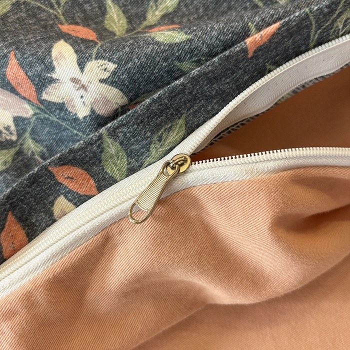 91家纺网 家纺一手货源 找家纺 帛美家纺 2025新款全棉加厚款数码印花磨毛四件套 香草集