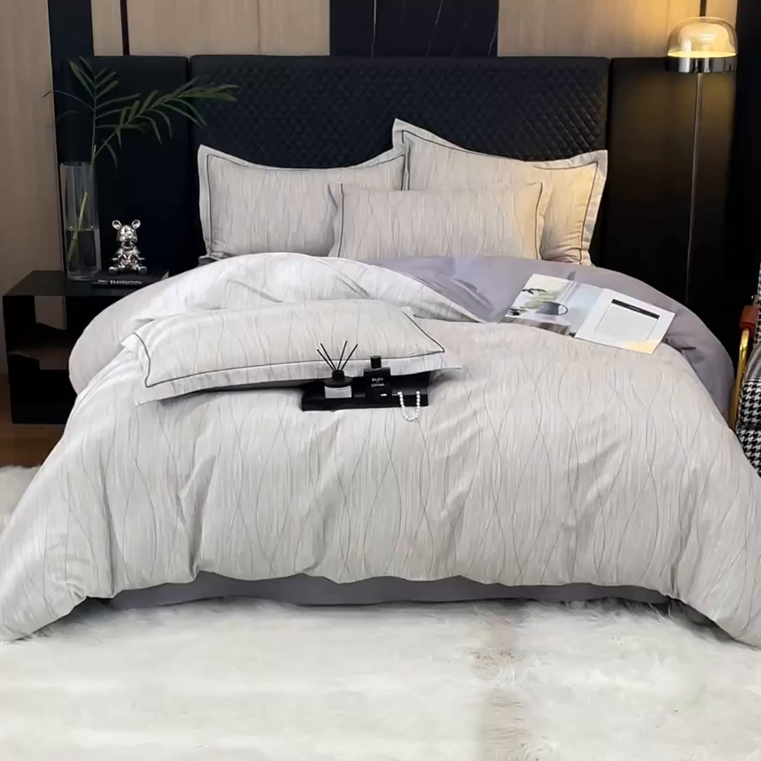 91家纺网 家纺一手货源 找家纺 帛美家纺 2025新款全棉加厚款数码印花磨毛四件套 寻意