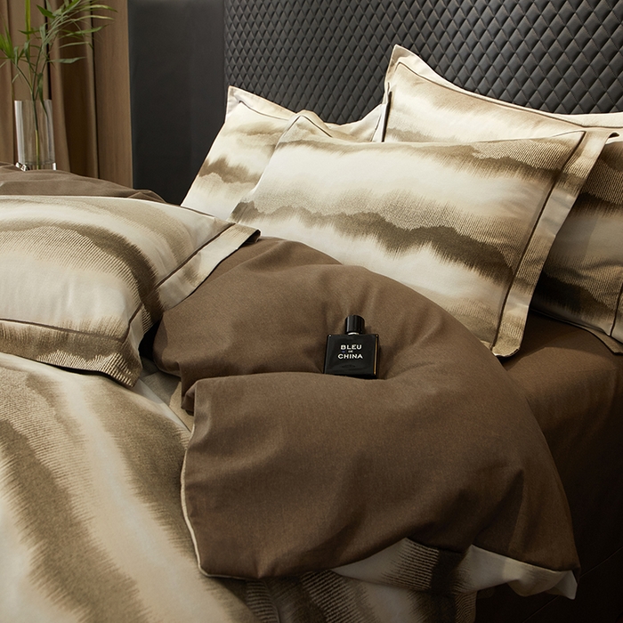 91家纺网 家纺一手货源 找家纺 帛美家纺 2025新款全棉加厚款数码印花磨毛四件套 一生之水