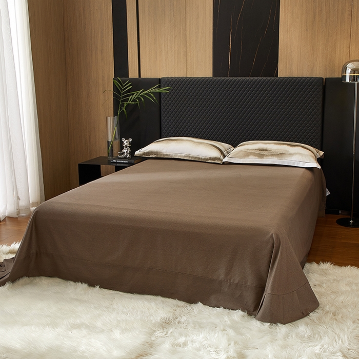 91家纺网 家纺一手货源 找家纺 帛美家纺 2025新款全棉加厚款数码印花磨毛四件套 一生之水