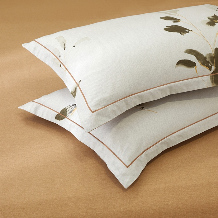 91家纺网 家纺一手货源 找家纺 帛美家纺 2025新款全棉加厚款数码印花磨毛四件套 珍华乌木