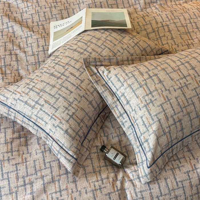 91家纺网 家纺一手货源 找家纺 帛美家纺 2025新款全棉加厚款数码印花磨毛四件套 追影