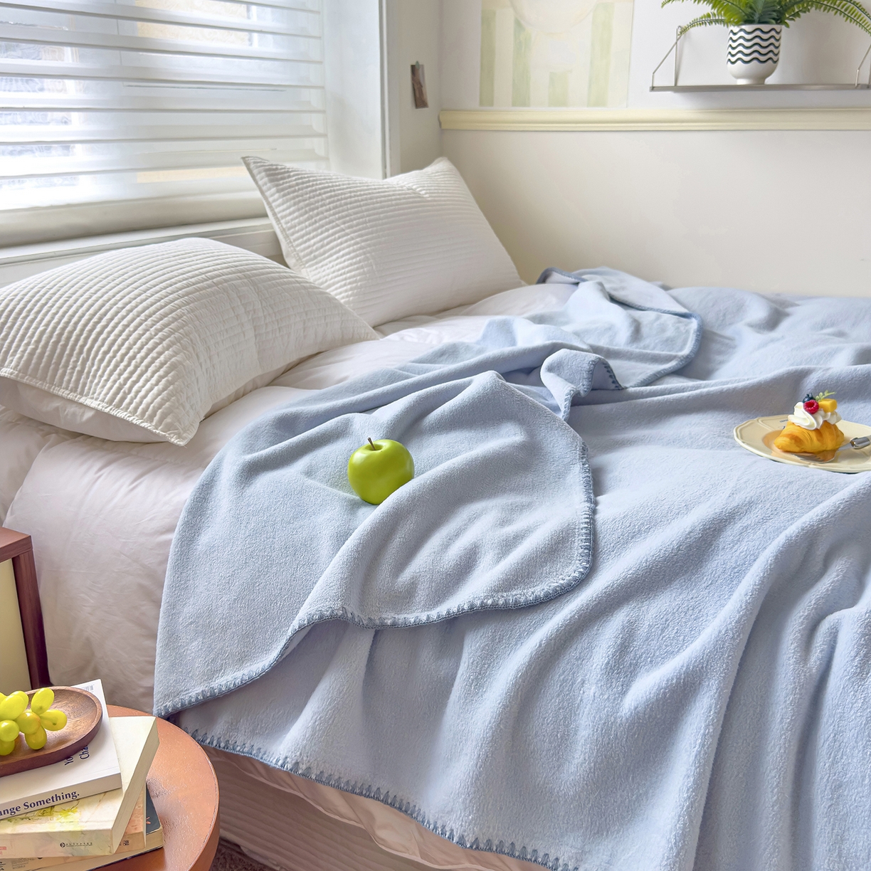 91家纺网 家纺一手货源 找家纺 （总）昊恩毛毯 2025新款双面仿羊绒加重350克！多功能毛毯毯子毛毯