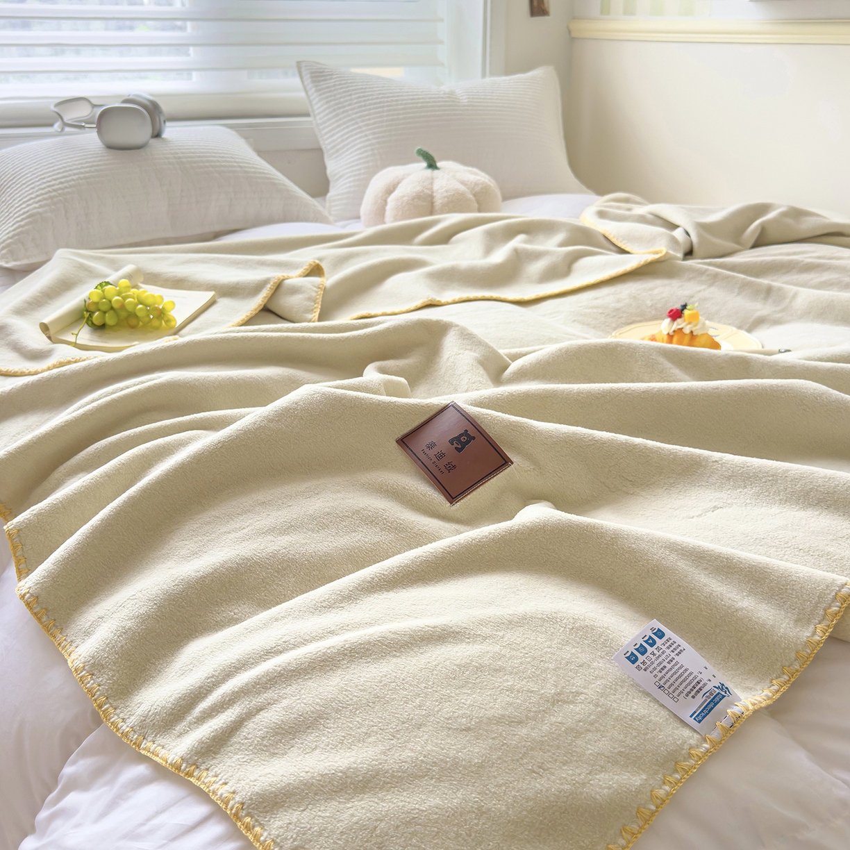 91家纺网 家纺一手货源 找家纺 （总）昊恩毛毯 2025新款双面仿羊绒加重350克！多功能毛毯毯子毛毯