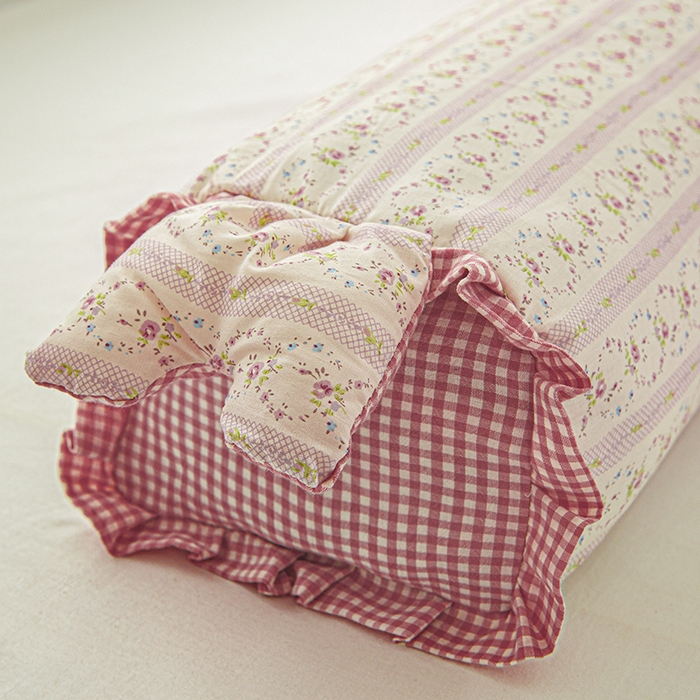 91家纺网 家纺一手货源 找家纺 眠多宝 2025新款全棉双层纱萌兔荞麦护颈枕枕头枕芯 清风