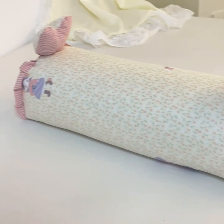 91家纺网 家纺一手货源 找家纺 眠多宝 2025新款全棉双层纱萌兔荞麦护颈枕枕头枕芯 罗利