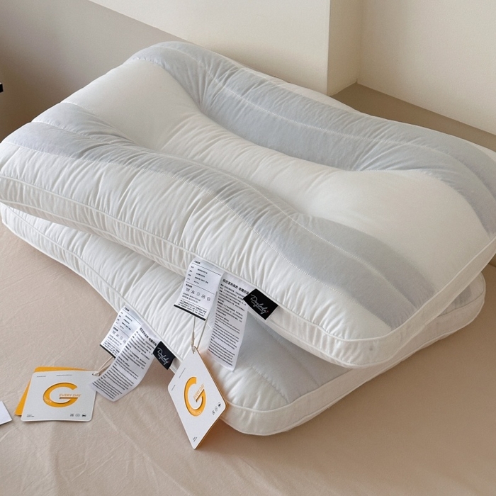 91家纺网 家纺一手货源 找家纺 （总）伟邦枕芯 2025新款曲线酒店决明子荞麦两用枕