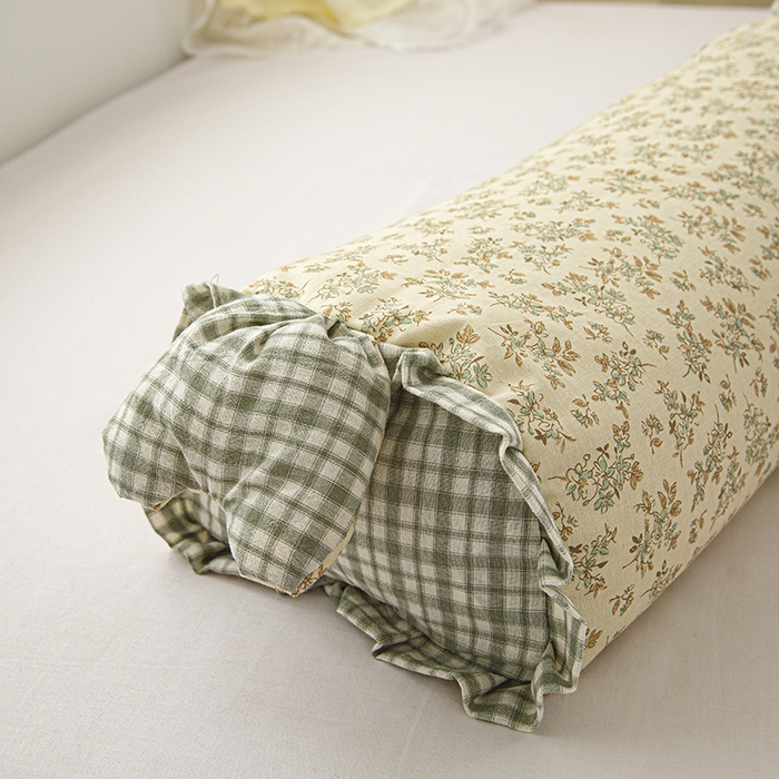 91家纺网 家纺一手货源 找家纺 眠多宝 2025新款全棉双层纱萌兔荞麦护颈枕枕头枕芯 蝶舞