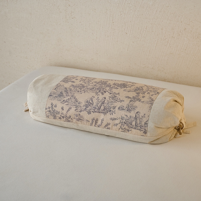 91家纺网 家纺一手货源 找家纺 （总）明星枕业 2025新款A类中国风棉麻护颈透气亚麻荞麦壳 枕头枕芯荞麦皮家用调节可拆洗