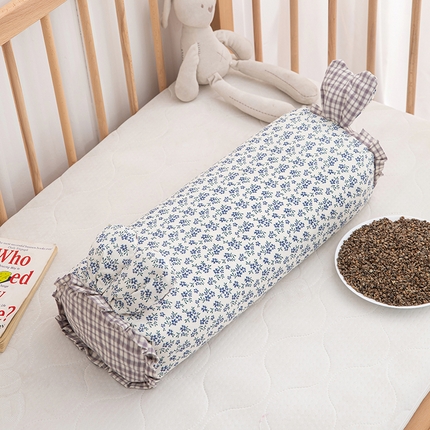 眠多宝 2025新款全棉双层纱萌兔荞麦护颈枕枕头枕芯 仙草