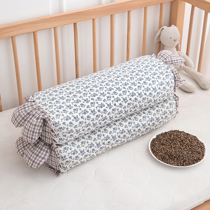 91家纺网 家纺一手货源 找家纺 眠多宝 2025新款全棉双层纱萌兔荞麦护颈枕枕头枕芯 仙草