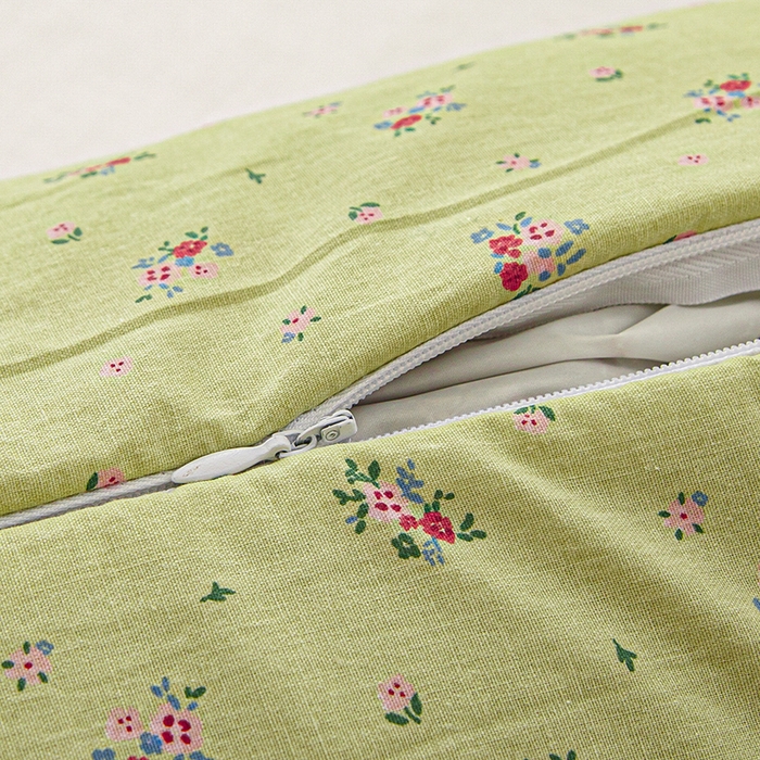 91家纺网 家纺一手货源 找家纺 眠多宝 2025新款全棉双层纱萌兔荞麦护颈枕枕头枕芯 花影