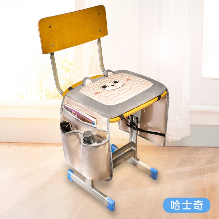 91家纺网 家纺一手货源 找家纺 仟亿莱 2025新款卡通学生收纳坐垫 收纳哈士奇