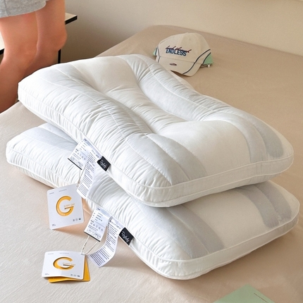 91家纺网 家纺一手货源 找家纺 （总）伟邦枕芯 2025新款曲线酒店决明子荞麦两用枕