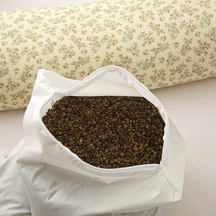 91家纺网 家纺一手货源 找家纺 眠多宝 2025新款全棉双层纱萌兔荞麦护颈枕枕头枕芯 蝶舞