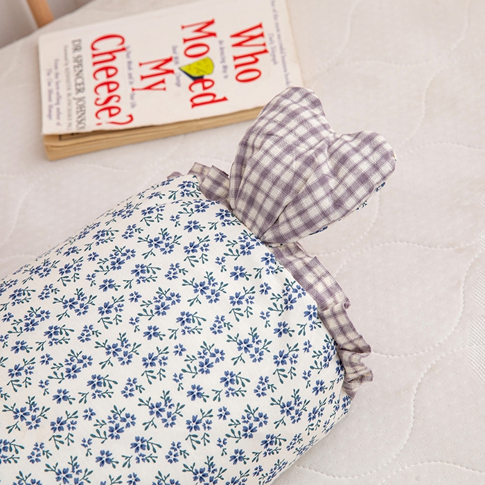 91家纺网 家纺一手货源 找家纺 眠多宝 2025新款全棉双层纱萌兔荞麦护颈枕枕头枕芯 仙草