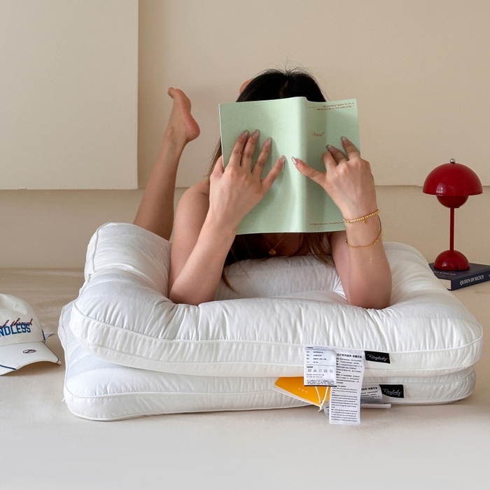 91家纺网 家纺一手货源 找家纺 （总）伟邦枕芯 2025新款曲线酒店决明子荞麦两用枕