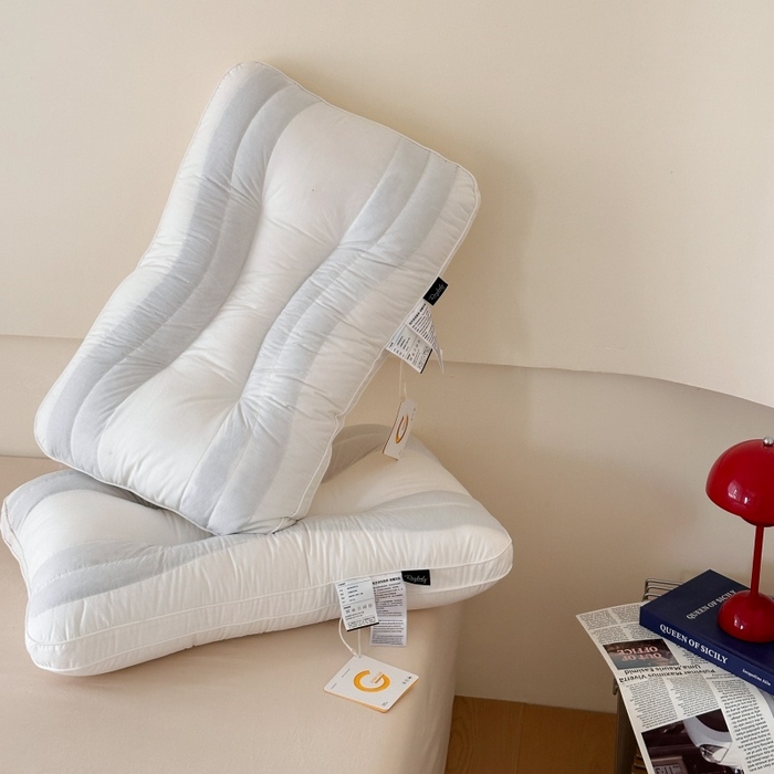 91家纺网 家纺一手货源 找家纺 （总）伟邦枕芯 2025新款曲线酒店决明子荞麦两用枕