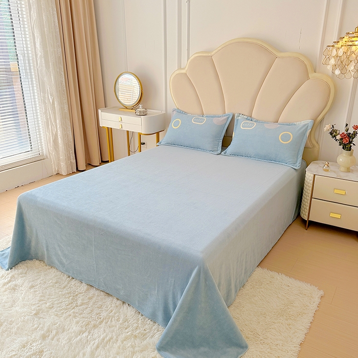 91家纺网 家纺一手货源 找家纺 家贝爱 2025新款A类牛奶绒印花四件套 浪漫国度