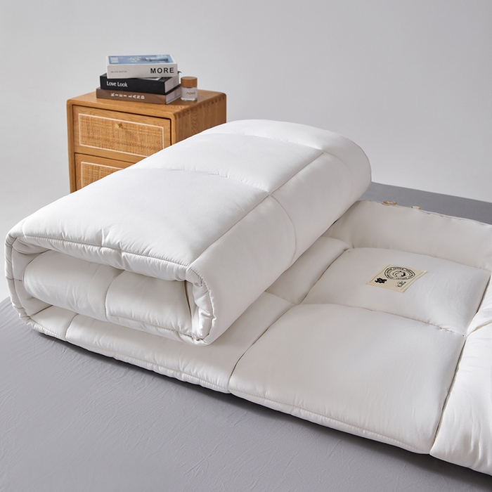 91家纺网 家纺一手货源 找家纺 （总）鑫棉坊 2025新款A类亲肤棉花床垫可折叠床褥