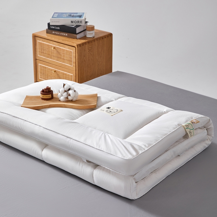 91家纺网 家纺一手货源 找家纺 （总）鑫棉坊 2025新款A类亲肤棉花床垫可折叠床褥
