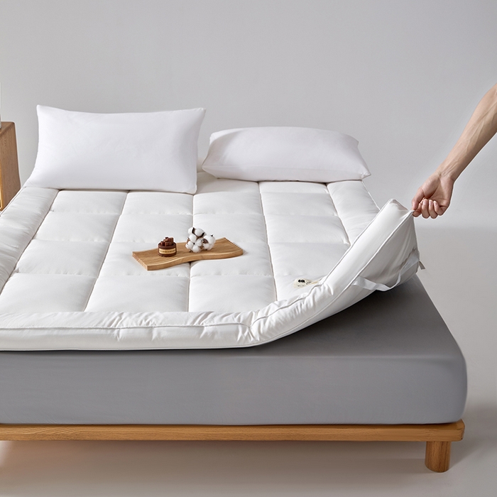 91家纺网 家纺一手货源 找家纺 （总）鑫棉坊 2025新款A类亲肤棉花床垫可折叠床褥