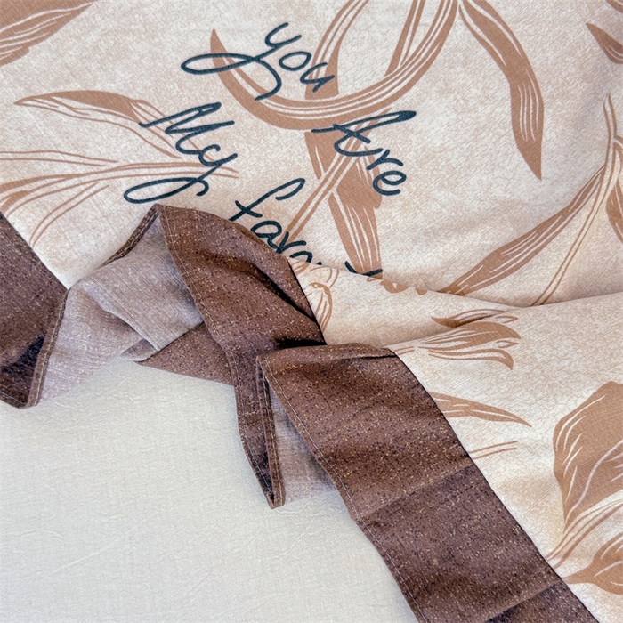 91家纺网 家纺一手货源 找家纺 梦舒羽 2025新款可水洗原麻双人花边枕套宿舍情侣枕芯套加长枕头套内胆套仿亚麻 向阳花开