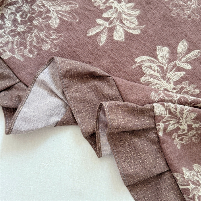 91家纺网 家纺一手货源 找家纺 梦舒羽 2025新款可水洗原麻双人花边枕套宿舍情侣枕芯套加长枕头套内胆套仿亚麻 秋意浓