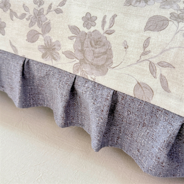 91家纺网 家纺一手货源 找家纺 梦舒羽 2025新款可水洗原麻双人花边枕套宿舍情侣枕芯套加长枕头套内胆套仿亚麻 花之舞