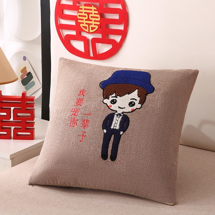 91家纺网 家纺一手货源 找家纺 总贤内助 刺绣婚庆枕芯方垫芯大靠枕芯48*74/60*60/60*80