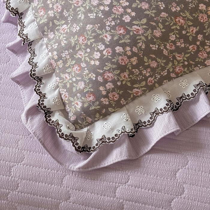 91家纺网 家纺一手货源 找家纺 韩约家纺 2025新款1双层刺绣花边法式床盖款棉麻四件套（全网控价：不低于1.5m139，1.8m144，2.0m149，2.0加大154） 爱丽丝