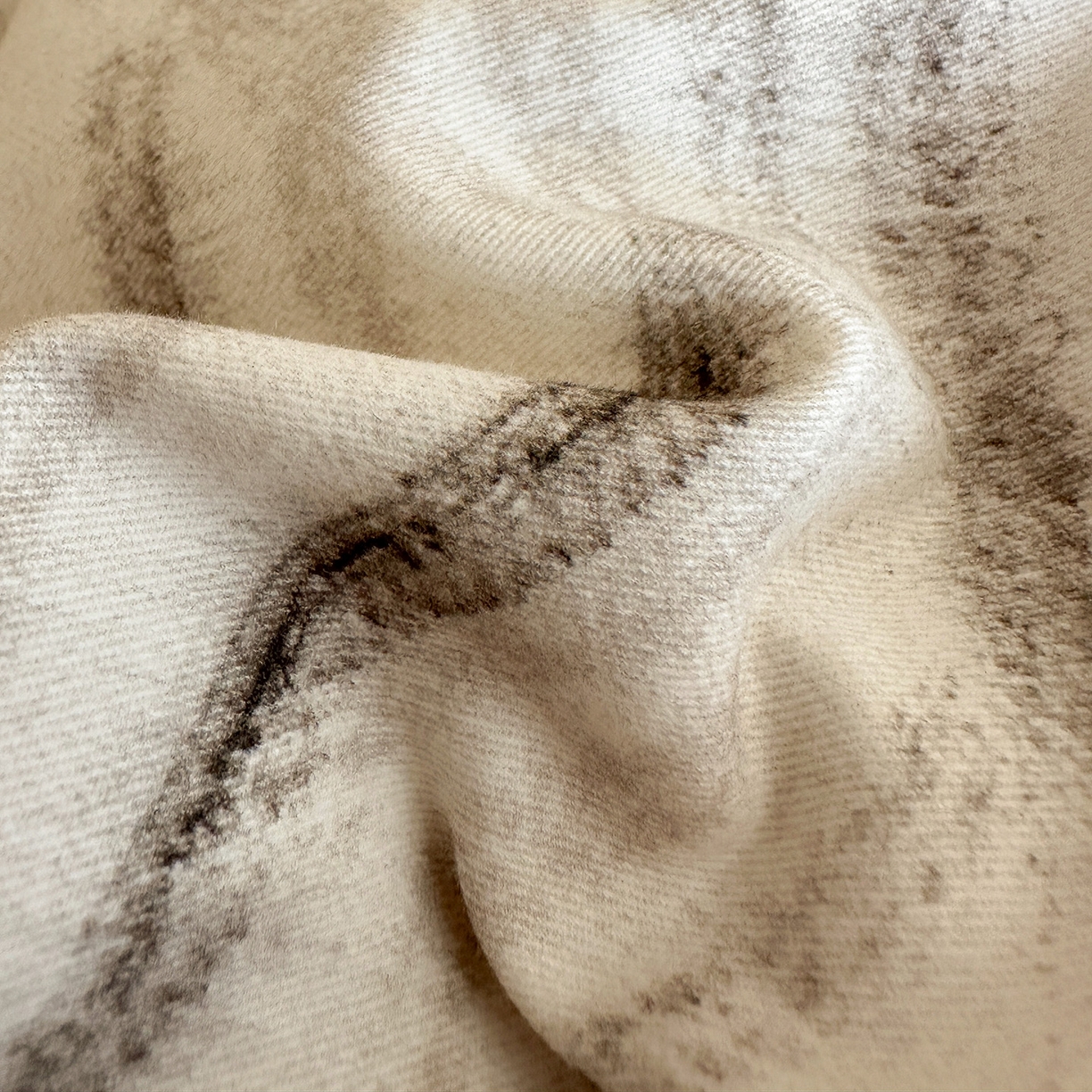 91家纺网 家纺一手货源 找家纺 捌月 2025新款A类数码印花北欧风全棉加厚磨毛四件套直播新品 莫奈