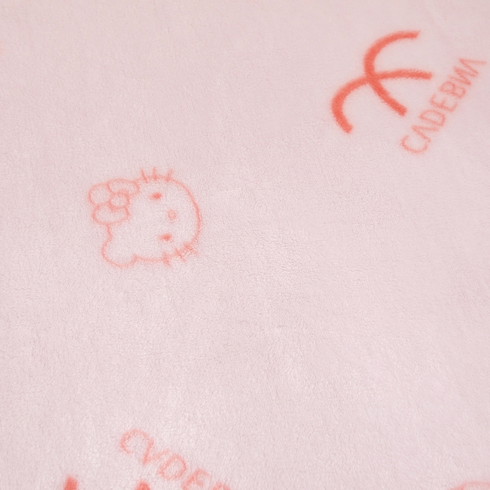 91家纺网 家纺一手货源 找家纺 楼兰公主 2025新款潮牌三角针贝壳绣盖毯毛毯系列 橘猫