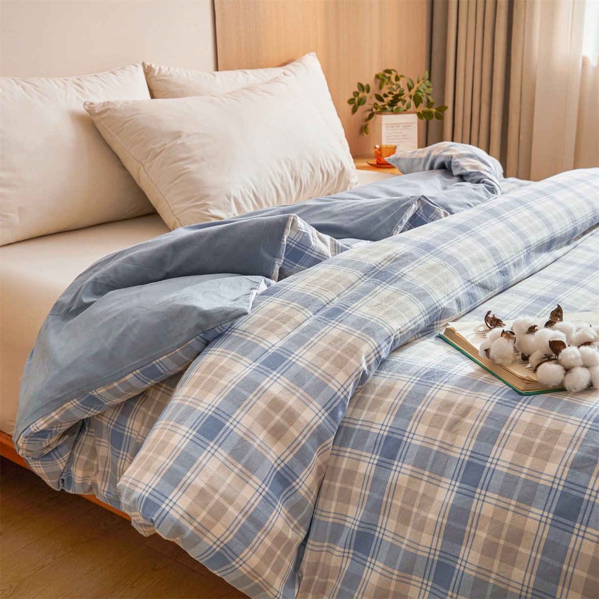 91家纺网 家纺一手货源 找家纺 （总）梵蒂莎 2025新款可拆卸棉花被（场景1）