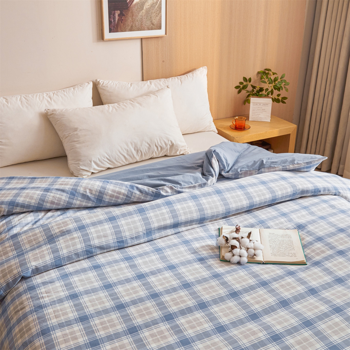 91家纺网 家纺一手货源 找家纺 （总）梵蒂莎 2025新款可拆卸棉花被（场景1）