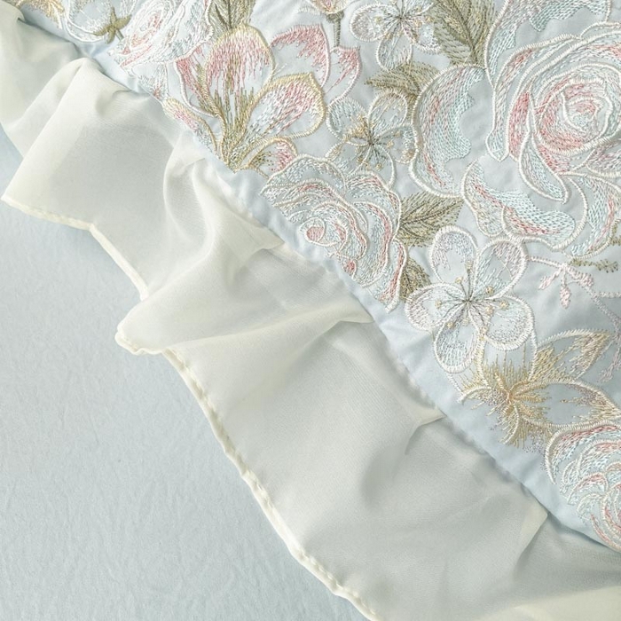 91家纺网 家纺一手货源 找家纺 （总）AB家纺2025新款 水洗棉绣花四件套