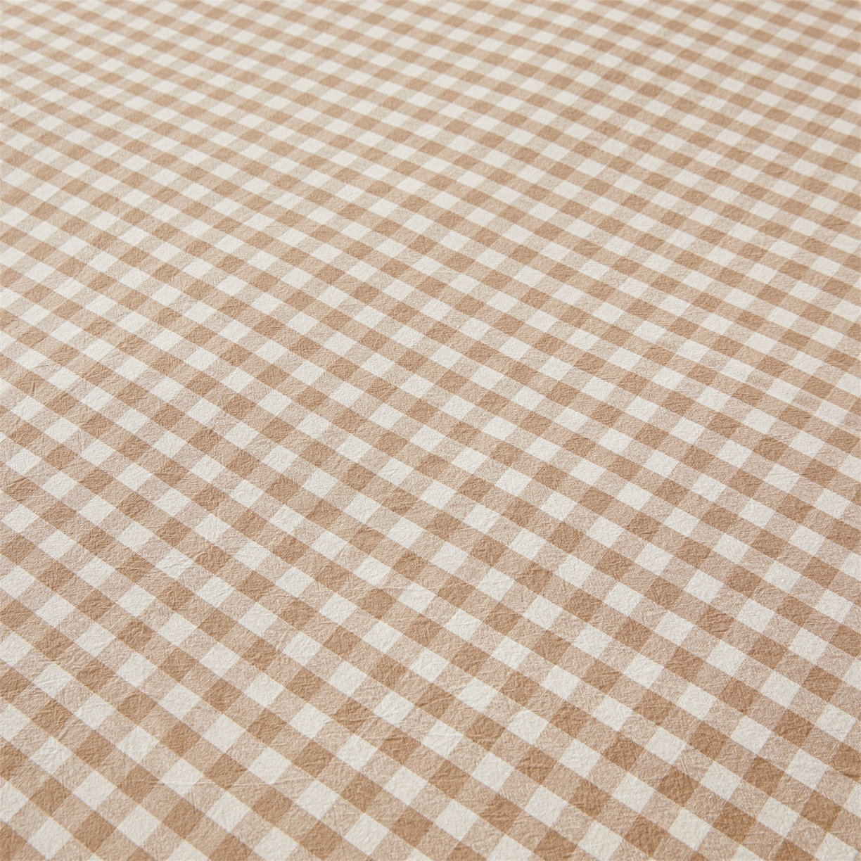 91家纺网 家纺一手货源 找家纺 梵蒂莎 2025新款可拆卸棉花被（场景2） 浅棕小格