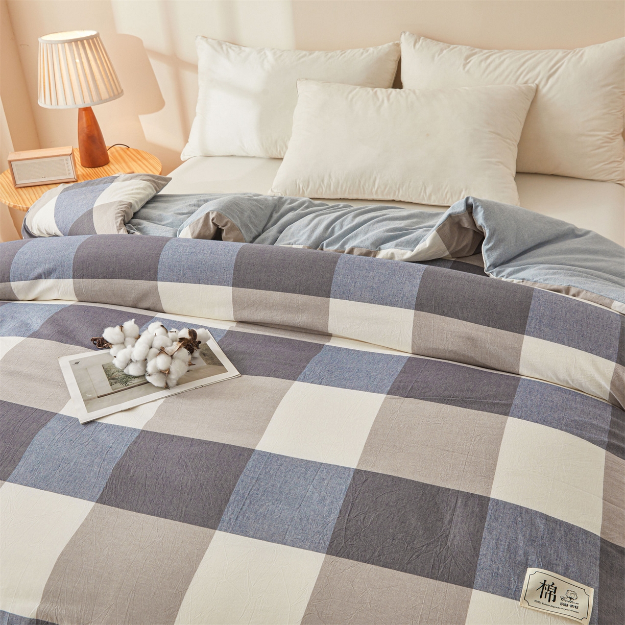 91家纺网 家纺一手货源 找家纺 （总）梵蒂莎 2025新款可拆卸棉花被（场景2）