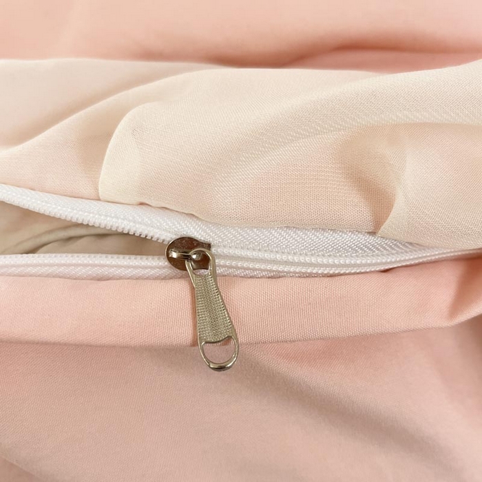 91家纺网 家纺一手货源 找家纺 AB家纺2025新款 水洗棉绣花四件套 依兰梦 微微粉