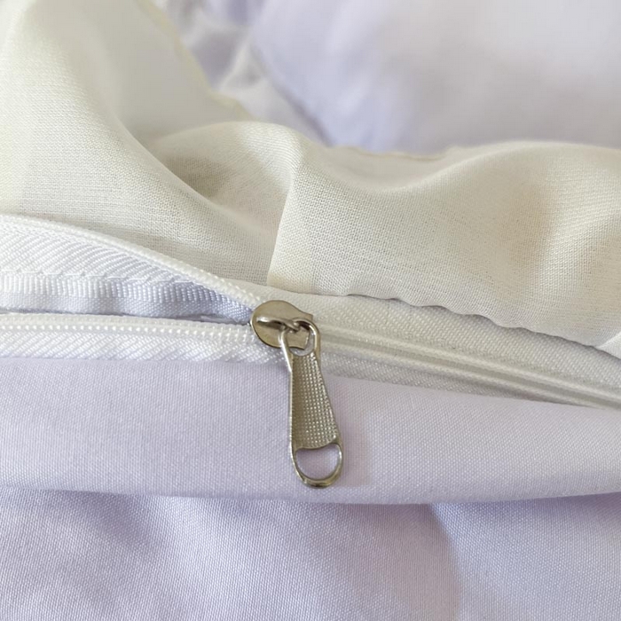 91家纺网 家纺一手货源 找家纺 AB家纺2025新款 水洗棉绣花四件套 依兰梦 香芋紫