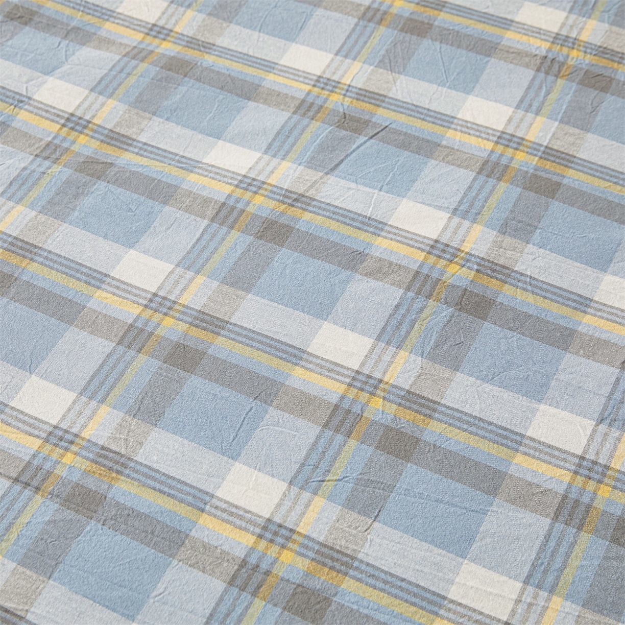 91家纺网 家纺一手货源 找家纺 梵蒂莎 2025新款可拆卸棉花被（场景2） 蓝黄织梦