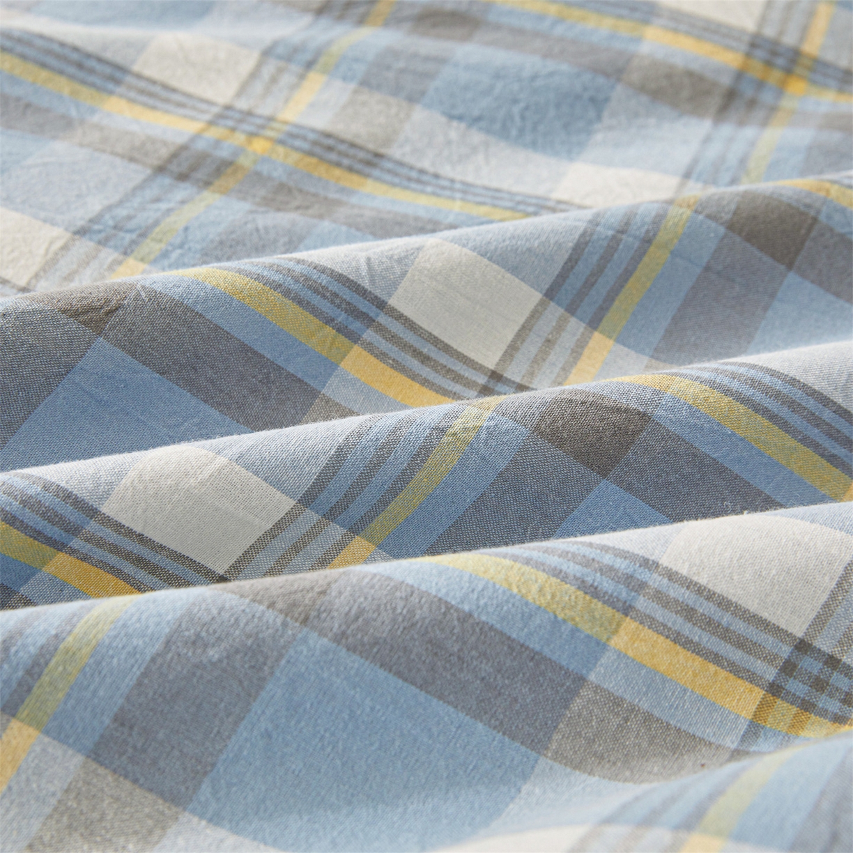 91家纺网 家纺一手货源 找家纺 梵蒂莎 2025新款可拆卸棉花被（场景2） 蓝黄织梦